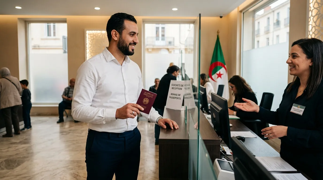 Passeport prêt Consulat Algérie Montpellier