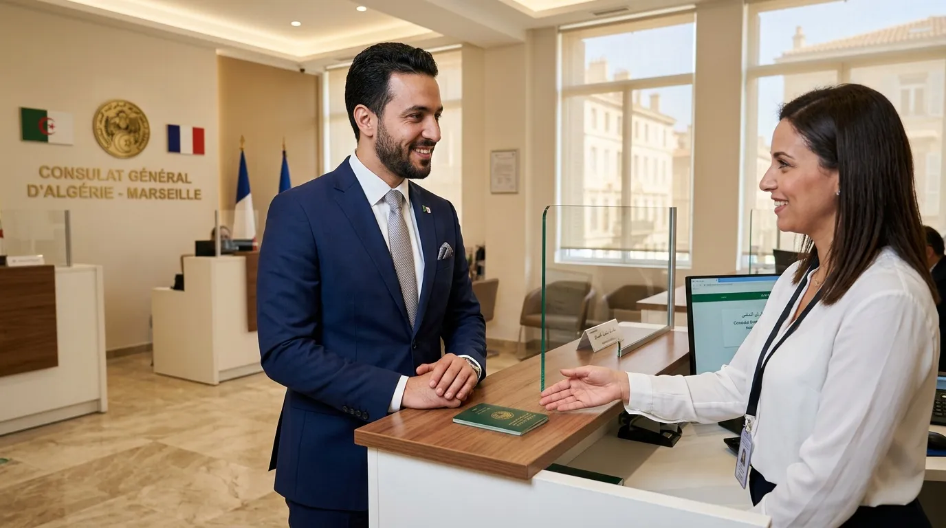 Passeport algérien prêt à Marseille : vérifiez le vôtre