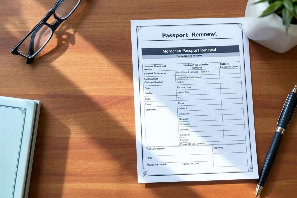 Renouvellement du passeport marocain : documents et pièces à fournir