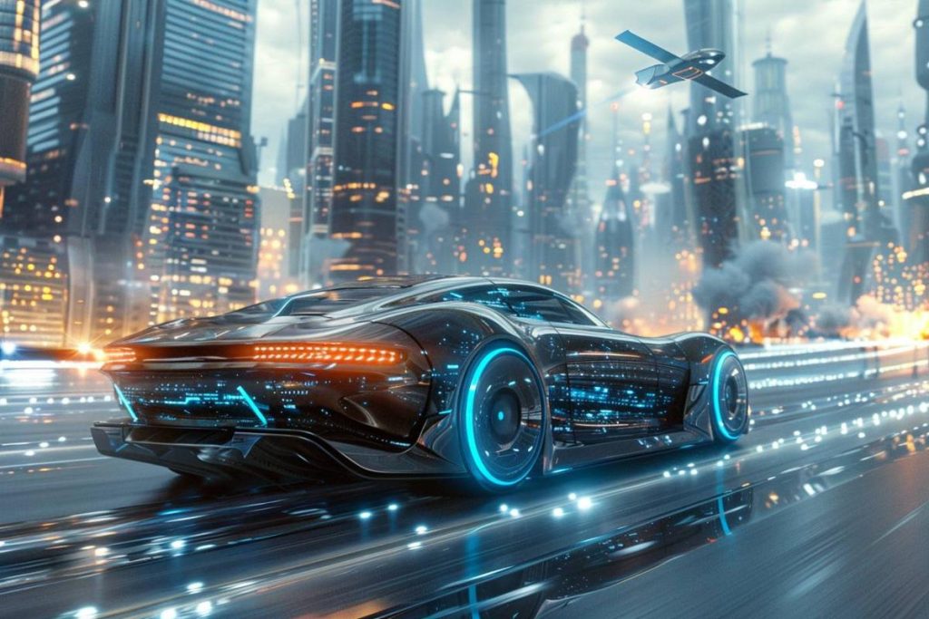 Les automobiles cybernétiques révolutionnent le transport : intelligence artificielle au volant