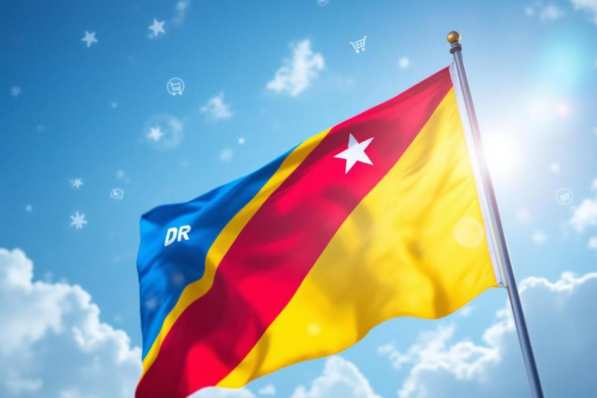 Drapeau République démocratique du Congo - vente en ligne et livraison rapide